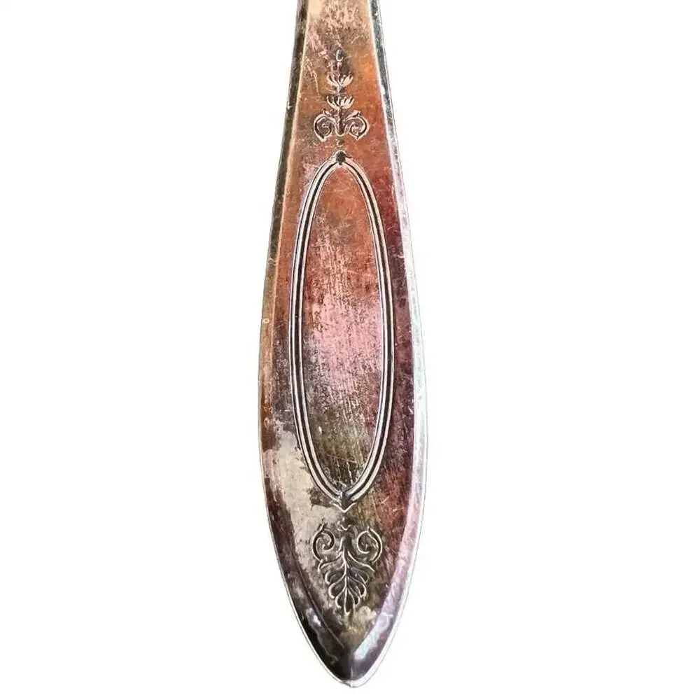 Oneida Community Plate Adam 1917 Silverplate Serving Fork 8”